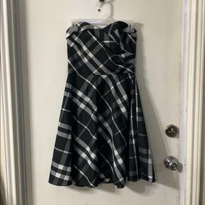 Black & White A-Line Dress